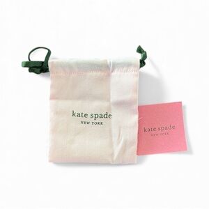Kate Spade Light Pink Pouch with Green Accents